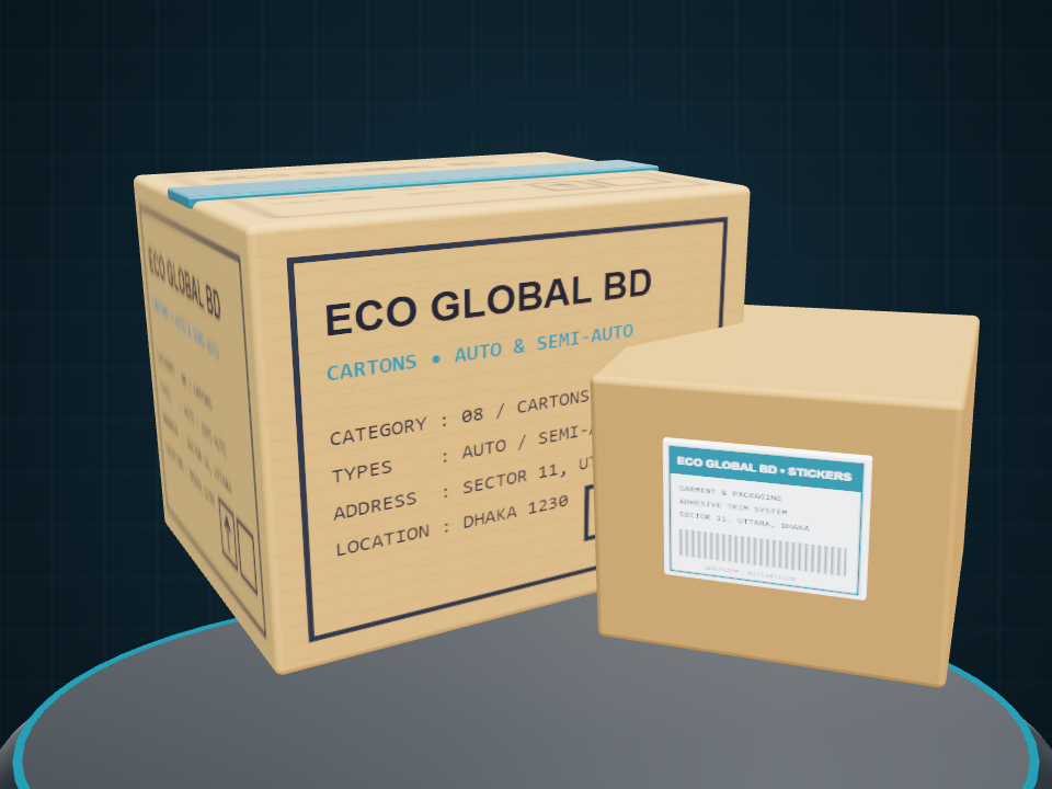 Cartons category placeholder for Auto and Semi-Auto cartons