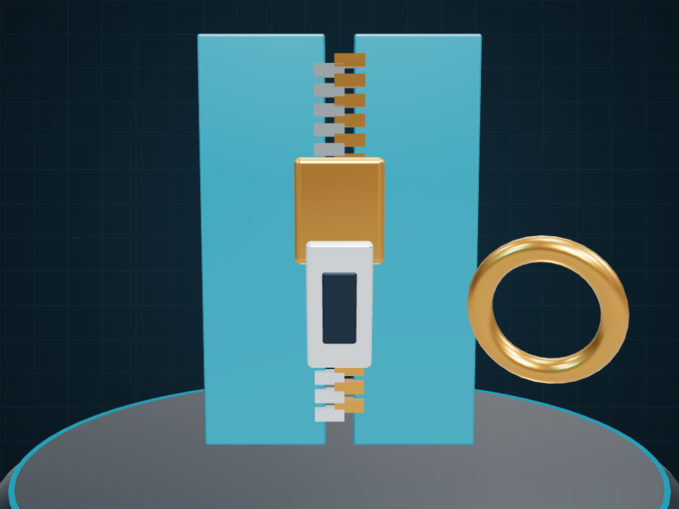 Metallic Items (Zipper and Others) category placeholder